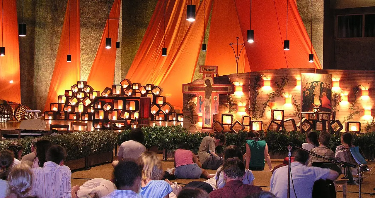 Kosciol w Taizé Kosciol w Taizé